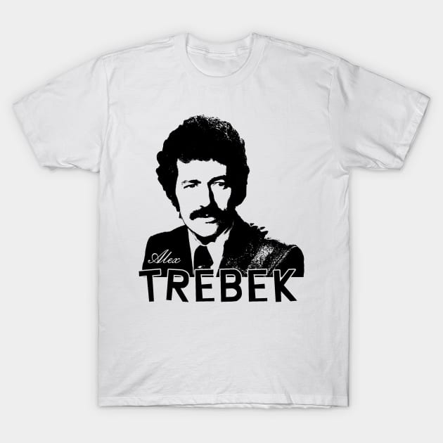 Alex Trebek Portrait T-Shirt by Anv2